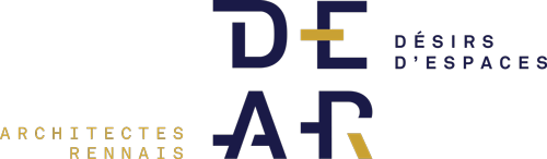 Logo DEAR - Désirs d'Espaces Architectes Rennais