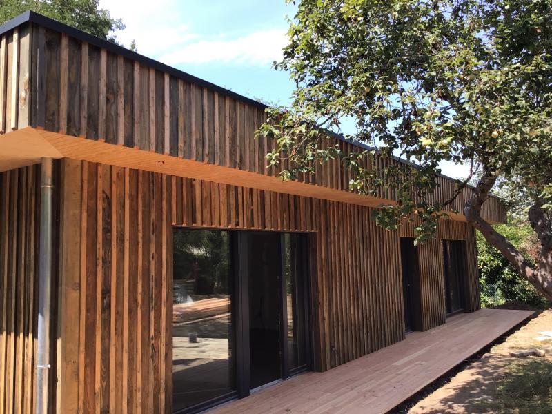 PhotoMaison d'habitation passive, ossature bois