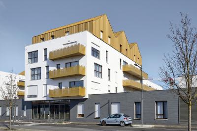 PhotoEcoquartier REMAVERT à REIMS - Construction de 68 logements collectifs structure bois