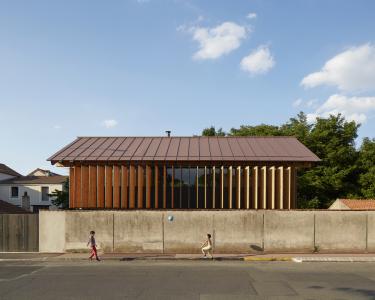 Maison sur mur