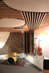 PhotoTraitement acoustique d'un studio de musique