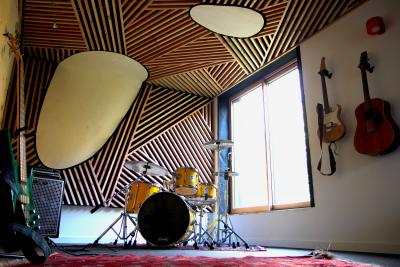 PhotoTraitement acoustique d'un studio de musique