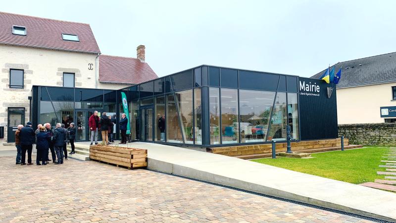 PhotoRéhabilitation d'un bâtiment d'habitation en Mairie